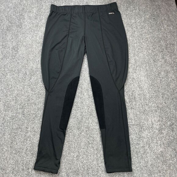 Kerrits Pants - Kerrits Performance Equestrian Riding Tights Womens 1X (34X28) Knee Patch Black